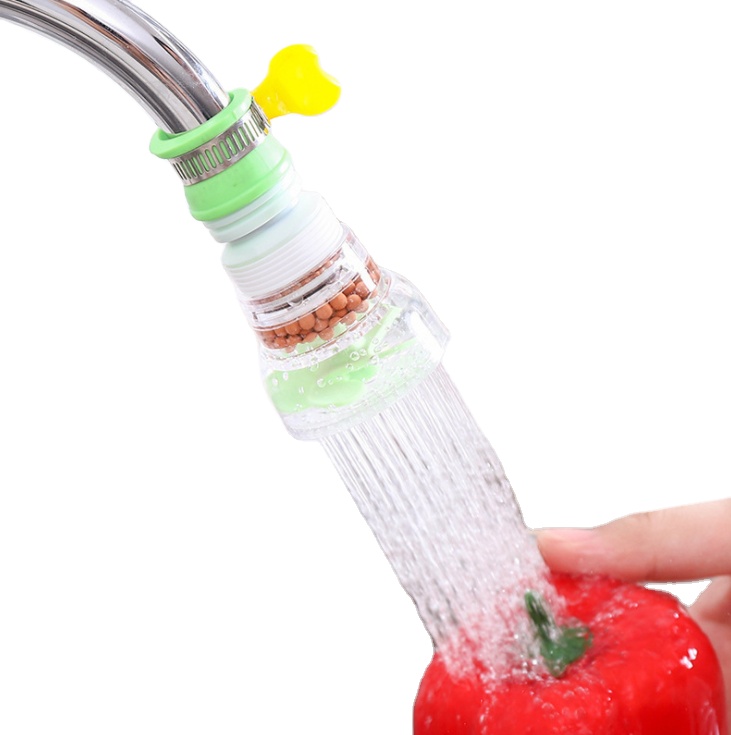 Бытовой кухонный кран вращается слив воды реализации складной фильтр цветок