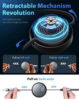 CAFELE Câble de charge rapide rétractable 5-en-1 100W USB-A USB-C, câble de données USB PD3.0 5A multi-type C pour téléphone 16 17