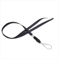 Vente en gros de lanières à clip en métal durables en nylon ou en polyester avec logo personnalisé pour la publicité