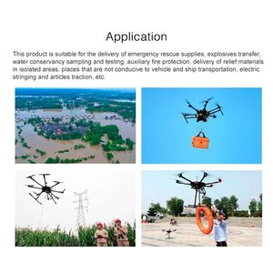 Treuil de drone avec crochet, dispositif de largage de cargaison, charge utile de 5 kg, accessoires pour drone <span class=keywords><strong>DJI</strong></span> <span class=keywords><strong>M600</strong></span> <span class=keywords><strong>M600</strong></span> <span class=keywords><strong>Pro</strong></span> - Product Image 4