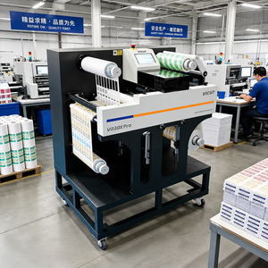 VR30X Pro Easy to Operate 7 Inch Touch Screen Label Finisher Integrated <b>Lamination</b> Slitting Function for Entry Level Use - Product Image 5