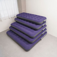 Matelas Gonflable Double COMCO Home, Matelas de Camping Portable d'Extérieur Confortable et Pliable sans Pompe
