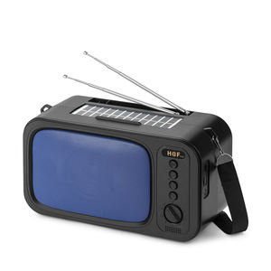 Enceinte sans fil portable d'extérieur HF-F103 avec double panneau solaire, stéréo Bluetooth, basses puissantes, caisson de basses actif, <span class=keywords><strong>radio</strong></span> FM - Product Image 3