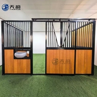 Stable mobile de cheval galvanisé portatif de vente chaude de haute qualité pour le hangar extérieur préfabriqué de cheval Pferd