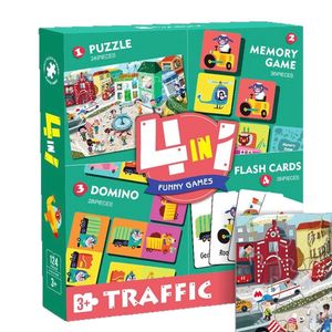 Set di Giochi Puzzle 4 in 1 Personalizzato EPT, Gioco di Memoria, Puzzle, Carte Flash, Puzzle Educativi per Bambini - Product Image 5