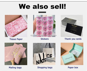 定制标志印刷礼品包装纸豪华t恤服装包装纸 - Product Image 2