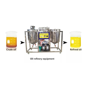 Machine de raffinage d'huile d'arachide à petite échelle usine de raffinage d'huile de canola - Product Image 2