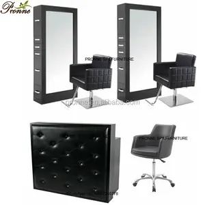 China suppliers wholesale classic black hair salon furniture packages top quality