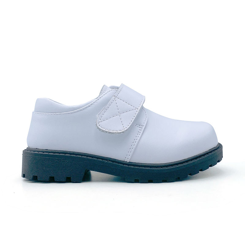 High Quality Shoes for Children Leather Wholesale White Kids School Shoes  New Design Wedding Flat Boys Dress Shoes Manufacturers - Main Image