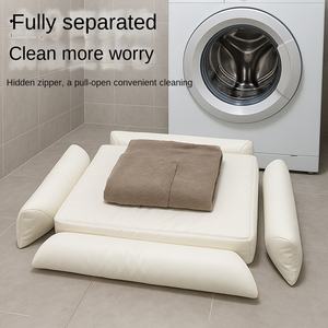 Luxe honden- en kattenbed, zacht schuim, wasbare hoes, comfort voor alle seizoenen, duurzaam & stijlvol, bestseller kwaliteit - Product Image 4