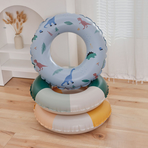 Anillo de natación de donut personalizado, flotador inflable para piscina para niños adolescentes, Círculo de natación con mango, tubo de natación para bebé, juguetes de piscina para jugar al agua - Product Image 2