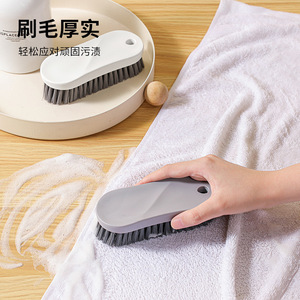 Brosse à linge avec manche, poils en nylon, nettoyage multi-usages pour vêtements, chaussures, écologique - Product Image 1