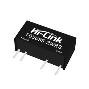 Hi-LinkConstant Voltage Input5v To 3v 5v 9v 12v 15v 3000VDC 90% Efficiency Single Output DC DC Power Supply Module F0503S-2WR3