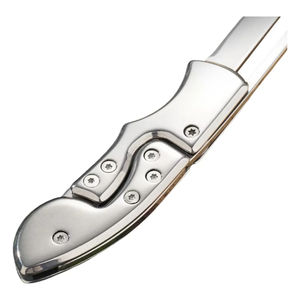 Mini cuchillo plegable de astilla, cuchillo de bolsillo mágico mecánico 3Cr13Mov, mango de Metal retráctil para exteriores, cuchillos Edc de supervivencia - Product Image 6