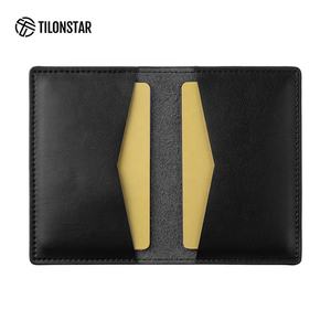 TILONSTAR TGBC100 Cartera Delgada y Portátil con Diseño Plegable para Tarjetas de Identificación y Bancarias, Tarjetero de Cuero Nappa para Tarjetas de Crédito y de Presentación - Product Image 1