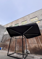Nouveau choix 1.7m abri solaire extérieur de petite taille auvent sur pied à 270 degrés avec poteau en aluminium étanche pour le camping