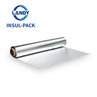 Film en Mylar métallisé en aluminium, matériau d'isolation industrielle avec traitement composite, ignifuge et résistant à la chaleur