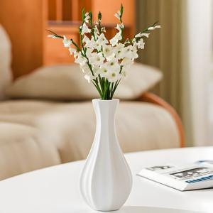 DM1164 DIY Mini boyun beton vazo kalıp 3D şerit kurutulmuş saksı ekici alçı süsler reçine kalıpları ev dekorasyon için - Product Image 4