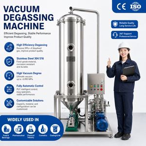 Máquina Desgasificadora Automática al Vacío en Oferta, Equipo para Desgasificar Leche y Jugos de Frutas - Product Image 4