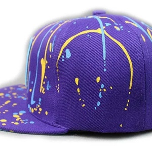 Gorra Snapback GHHLS049 de Algodón 100% con Estampado Floral en Toda la Superficie, Bordado 3D, Diseño de Hojas, Informal, para Actividades al Aire Libre - Product Image 4