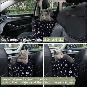 Ayrılabilir yıkanabilir köpek taşıyıcı 15 <span class=keywords><strong>Lbs</strong></span> Pet araba koltuğu seyahat koltukları depolama cepler emniyet kemer-küçük köpek konsolu araba koltuğu - Product Image 6