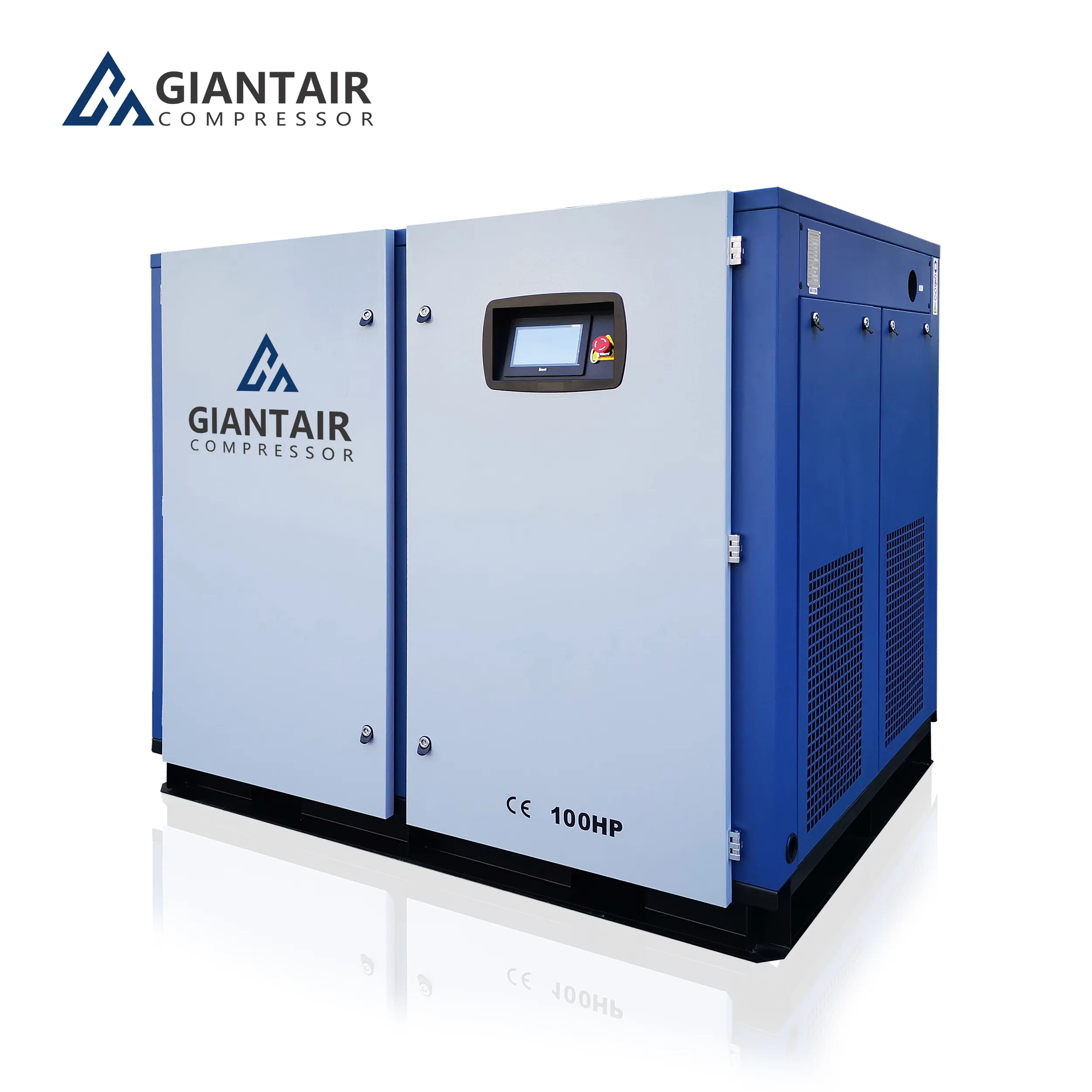 45 KW 60HP Variable Frequency Drive Rotary Screw Air Compressor