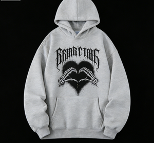 Sudadera con Capucha Gris para Hombre, Primavera/Verano, Personalizada con Estampado de Logotipo Love, <span class=keywords><strong>Death</strong></span> - Product Image 1