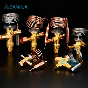 Vanne d'expansion thermique Sanhua R22 en laiton, équilibrage interne/externe pour pièces de climatisation et de réfrigération - Product Image 1