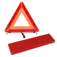 Panneau d'avertissement de voiture Triple Triangle réfléchissant pliable Triangles d'avertissement d'urgence panneau de panne sécurité panneau de danger routier