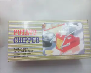 Verstile Khoai Tây Chiên Máy Làm Nhựa Red Rau Cutter Chipper Tiện Ích Nhà Bếp Dưa Chuột Pháp Fry Khoai Tây Slicer