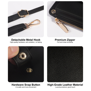 Étui de luxe en cuir grainé <span class=keywords><strong>avec</strong></span> <span class=keywords><strong>cordon</strong></span> de cou et chaîne pour <span class=keywords><strong>iPhone</strong></span> 16 15 <span class=keywords><strong>14</strong></span> <span class=keywords><strong>Pro</strong></span> Max Samsung S24 S25 Ultra - Product Image 3