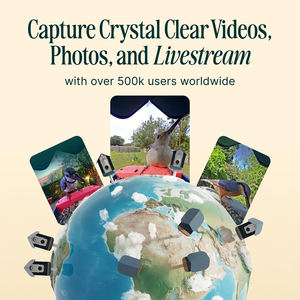 Mangeoire à oiseaux intelligente en métal, nouvelle conception JH-Mech, avec caméra, résistante aux intempéries, écologique, pour attirer les oiseaux sauvages et diffuser en direct. - Product Image 3