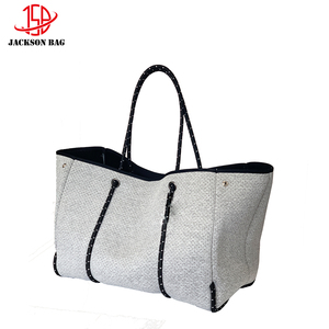 Sac fourre-tout de plage polyvalent Grand sac à bandoulière avec poche intérieure zippée avec enveloppement Sac de sport de plage pour Teacher Ro Teen Girl - Product Image 4