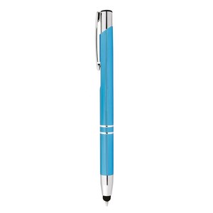 Bolígrafo Multifunción de Aluminio Azul Cielo con Tecnología Táctil - Product Image 2