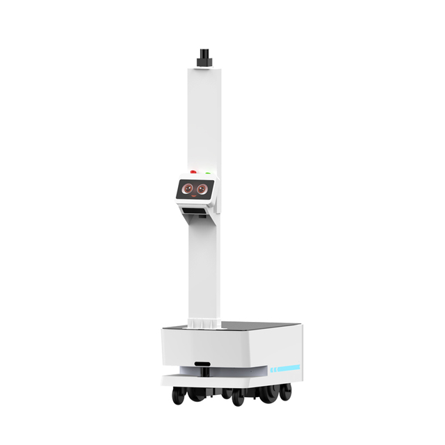 Logistic AGV AMR Robot Warehouse Mobile Robot 100kg Load Laser Slam Navigation 5mm Accuracy Visual Servo Seamless Conveyor