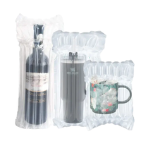 Boyang Film protecteur de bouteille de vin écologique et recyclable, film à bulles d'air gonflable antichoc, film protecteur PA PE