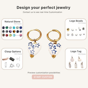 Pendientes de Acero Inoxidable Vintage con Diseño de Corazón y Mariposa, Estilo Vintage, para Mujer, Pedido al por Mayor, Novedad 2026 - Product Image 5