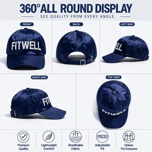 Gorra de Béisbol Personalizada con Visera Curva de Aspecto Satinado y Letras Bordadas con Cuerda para Marca de Moda OEM ODM - Product Image 4