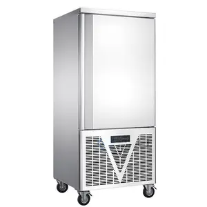 Mvckyi CE ETL 15 trays fan cooling blast freezer Piper servolift storage blast chiller shock freezer /blast chiller for gelato