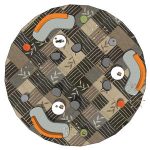 Luxe Designer Moderne Hotellobby Ronde Banken Receptie Italiaanse Maan C Vorm Bank Meubels Ovale Stof Gebogen Bank - Product Image 5