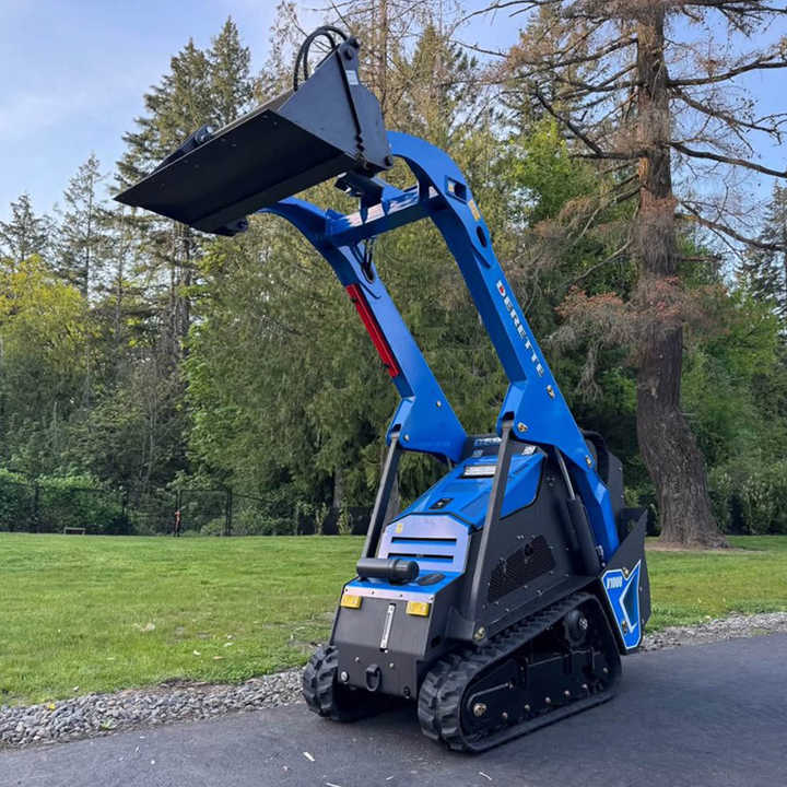 Derette V1000 Euro 5 EPA 25Hp Kubota Diesel Skid Steer Mini Track ...