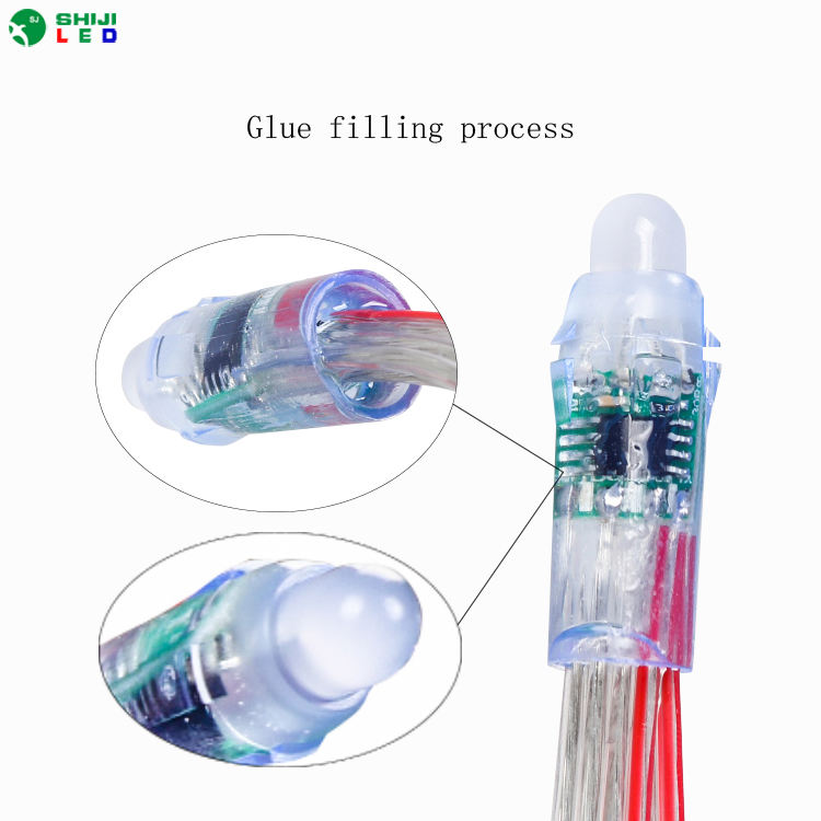 SHIJI 屋外対応 アドレス指定可能 DC24V クリスマスツリー ストリング