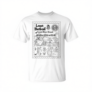 T-shirt assorti pour fête de bachelorette Last Trail Before The Veil Camp, pour femme adulte, manches courtes, col rond, impression numérique - Product Image 2