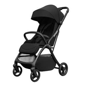 รถเข็นเด็กออมโบบูสีเขียว รับน้ำหนักได้ 15 กก. โครงโลหะสี่ล้อ ปรับเอนได้ - Product Image 4