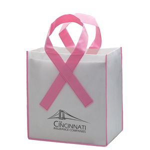 Sac d'épicerie Non tissé, anti-<span class=keywords><strong>Cancer</strong></span>, nouvelle collection, en rose, professionnelle - Product Image 1