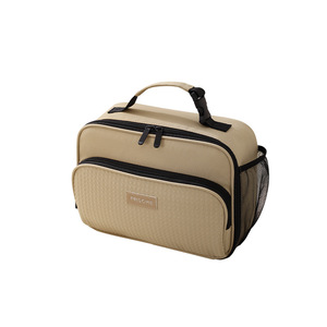 Frische Insulated Lunch Bag Khaki Large Capacity For Outdoor Picnics Commuting - Product Image 5
