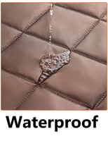 Rideau de porte élégant à motif diamant, isolant thermique, imperméable et insonorisant - Housse de porte temporaire de luxe portable