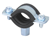 Colliers de serrage filetés en acier galvanisé pour tuyaux, avec écrou de réglage manuel à goupille, pour fixation sur support Ender 3, demi-étriers métriques angulaires