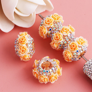 ดอกกุหลาบเพ้นท์มือ ปี 2025 ทำจากลูไซต์ ผสมสี รูปทรงไม่สม่ำเสมอ สำหรับงานประดิษฐ์ DIY สร้างสรรค์ ทำปากกา เครื่องประดับ สร้อยข้อมือ สร้อยคอ - Product Image 4