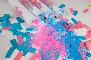 2026 New Handheld Gender Reveal <strong>Popper</strong> Corn Powder &amp; Square Confetti Party Photo Decoration for Baby Gender Announcement - Product Image 5